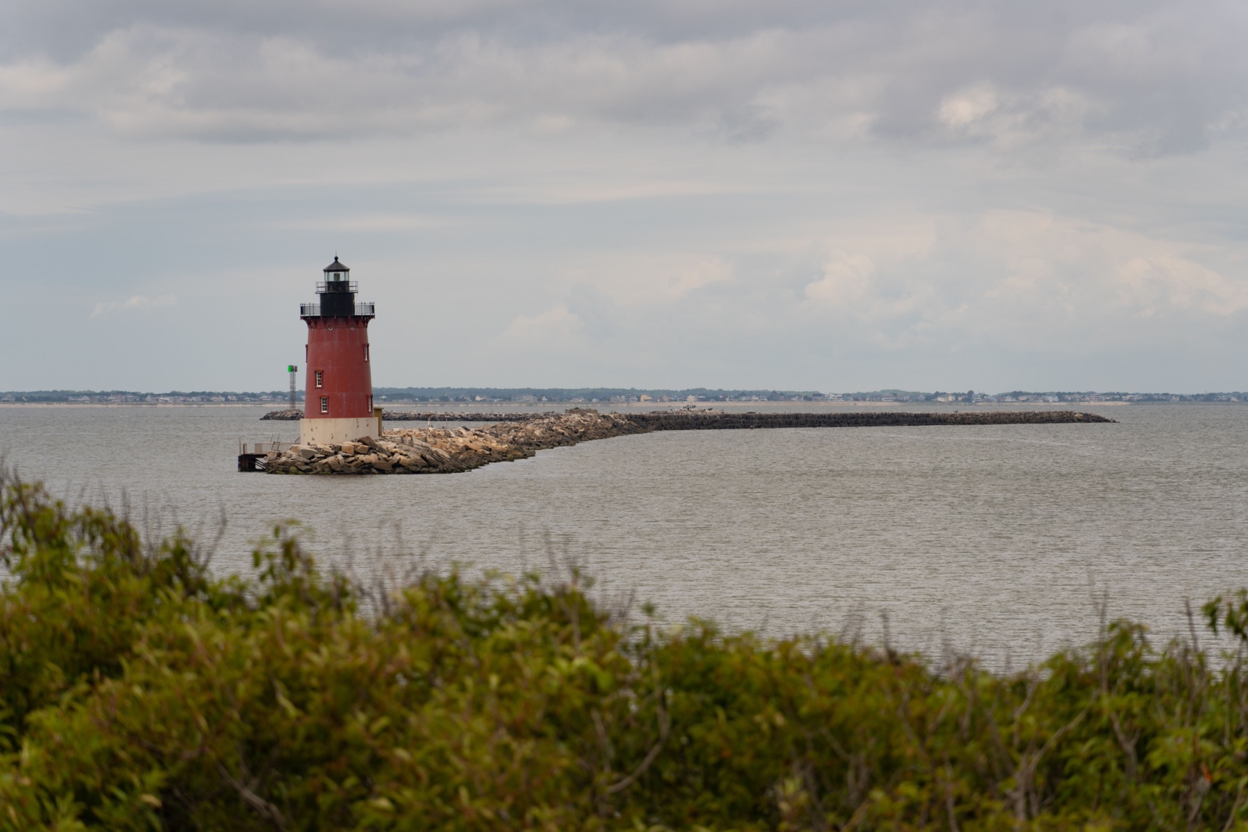 The Delaware Breakwater East End Light off Cape Henlopen, Delaware