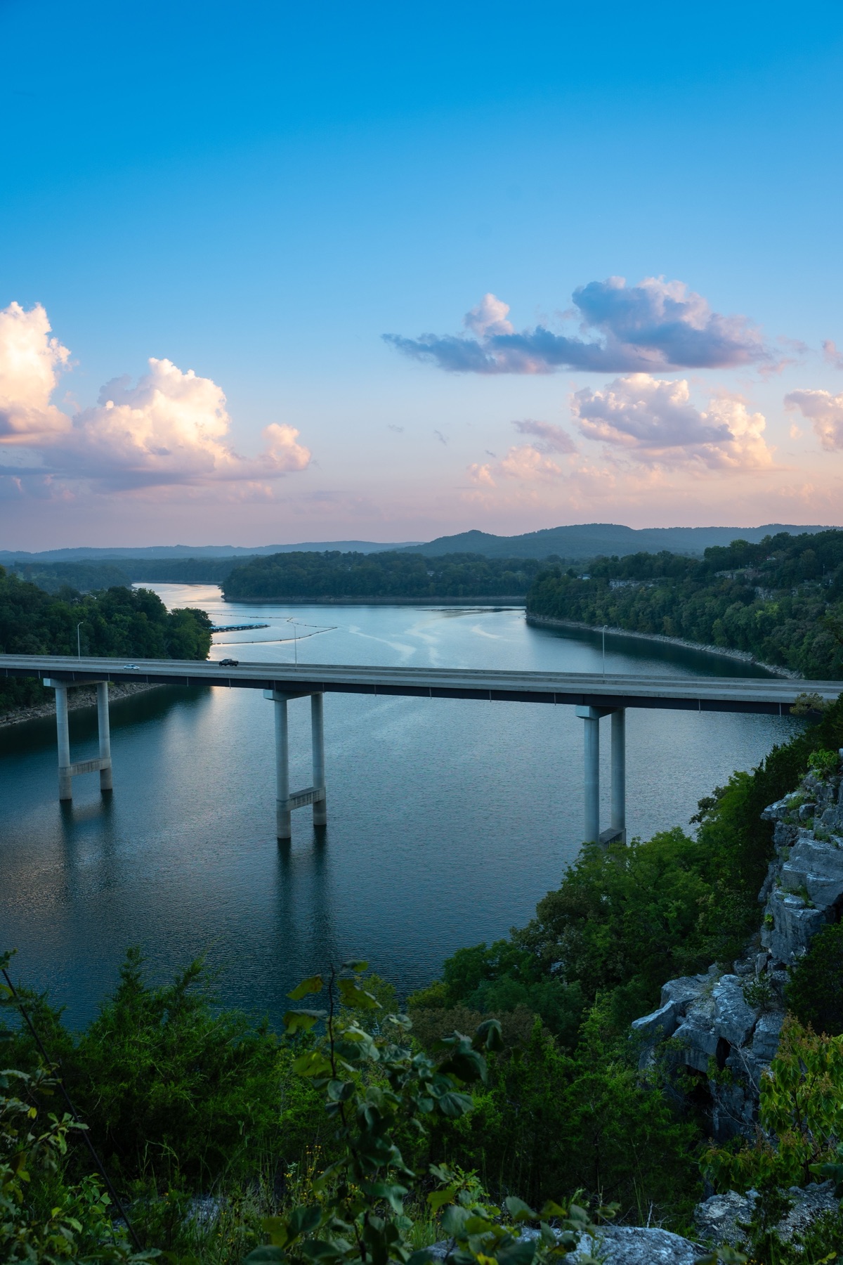 Table Rock Lake from the Ozark bluffs, Missouri